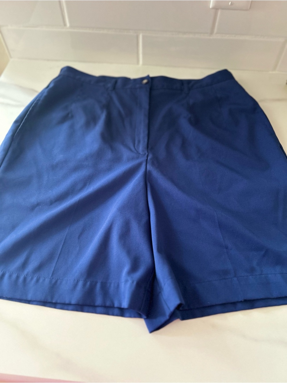 Coral Bay Women's Royal Blue Bermuda Golf Shorts